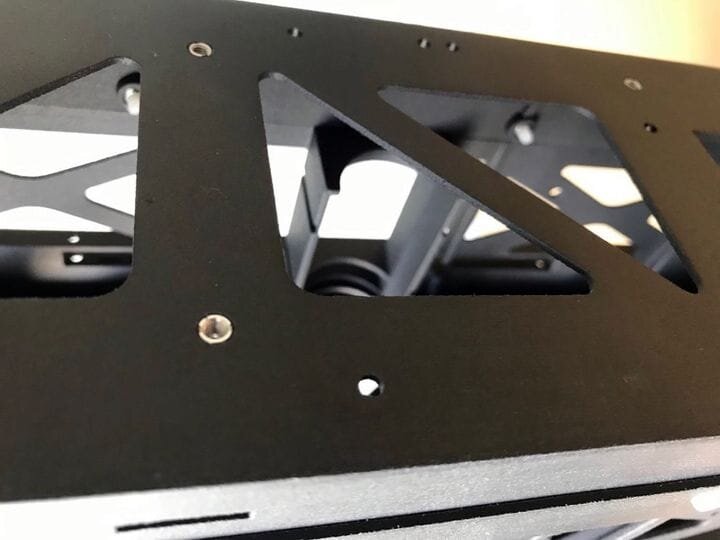  Detail view of 3D printed Cubesat U3 frame [Source: CRP Technology] 