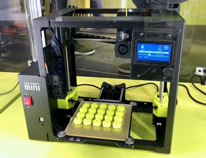  The LulzBot Mini desktop 3D printer [Source: Fabbaloo] 