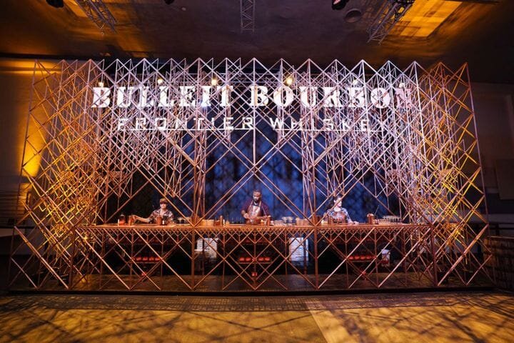  A 3D printed bar at the Bulleit 3D Printed Frontier Experience [Source: The Drinks Business] 