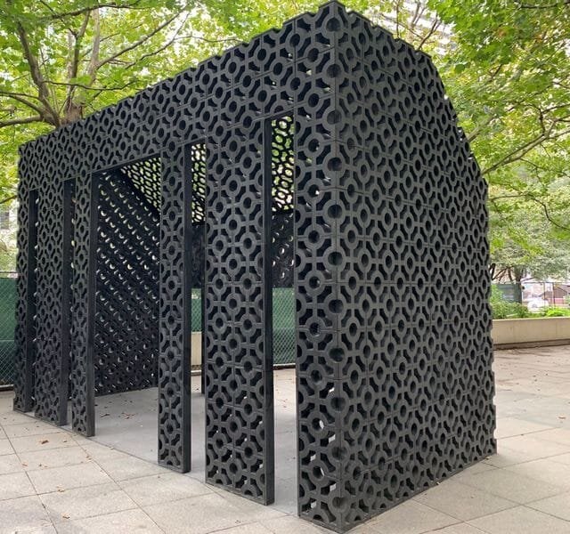  The Screenhouse, a project built from bricks made from 3D printed molds [Source: Fast Radius] 