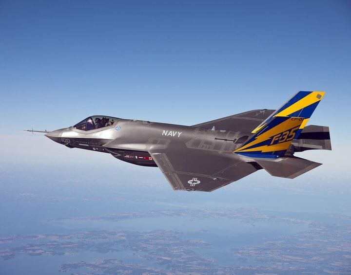  Lockheed Martin’s advanced F35 fighter [Source: Pixabay] 