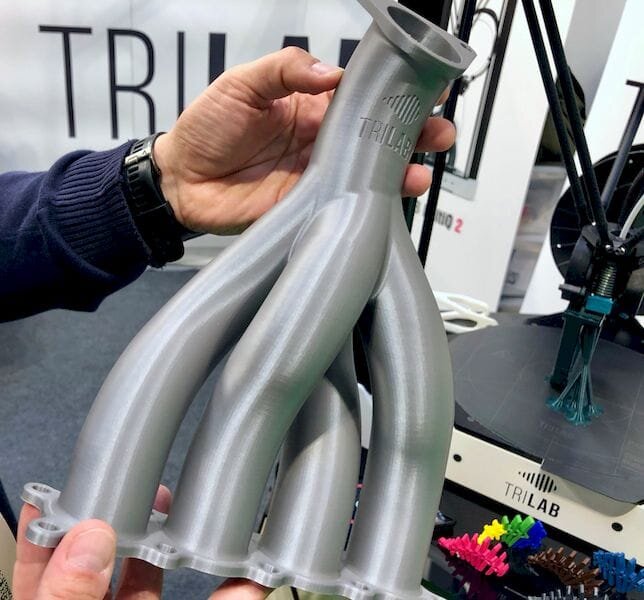  A large high-quality 3D print made on the TRILAB DeltiQ 2 [Source: Fabbaloo] 