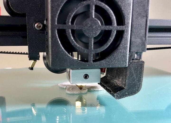  The ANET ET4 3D printing a standard GCODE file [Source: Fabbaloo] 