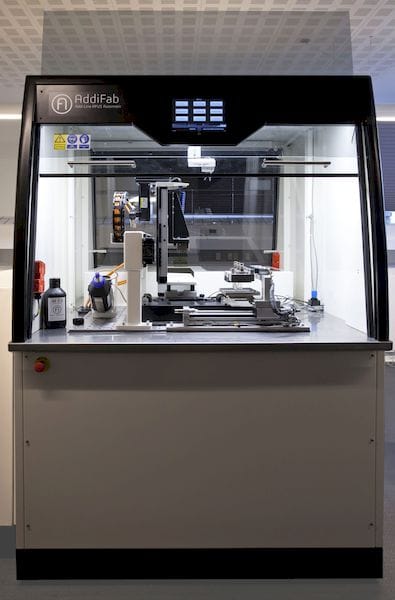  Front view of AddiFab’s 3D printer [Source: AddiFab] 