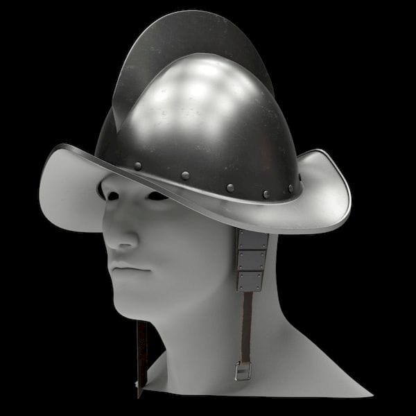  The Spanish Medieval Knight Morion Helmet 3D model [Source: CGTrader] 