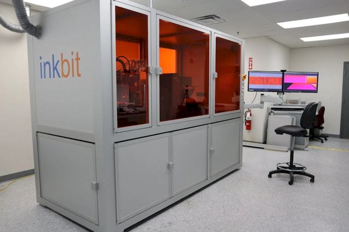  The Inkbit 3D printer combines machine vision and machine learning to perform closed-loop quality control and more. (Image courtesy of Inkbit.) 