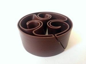  A taller chocolate 3D print [Source: La MIAM Factory] 