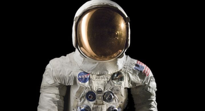  Neil Armstrong’s actual lunar spacesuit [Source: Smithsonian Institution] 