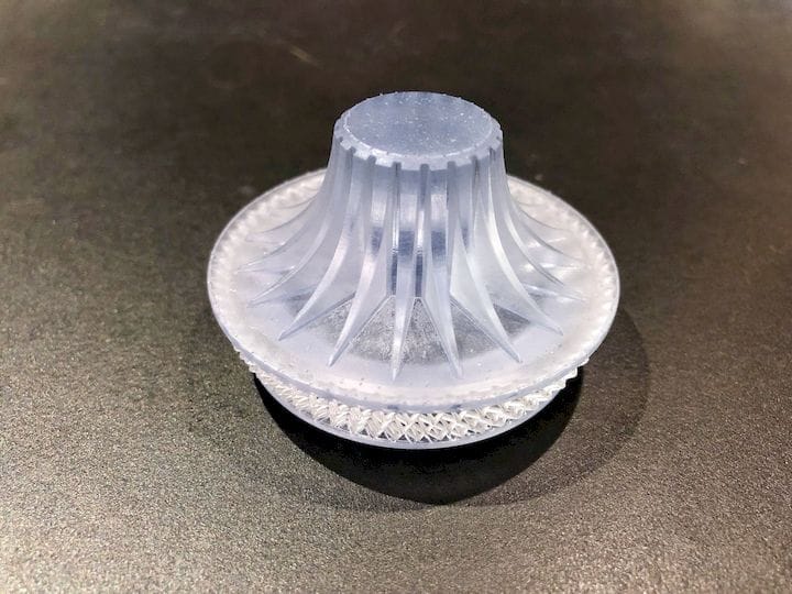  An incredibly smooth SLA 3D print from the NEO800 by RPS [Source: Fabbaloo] 