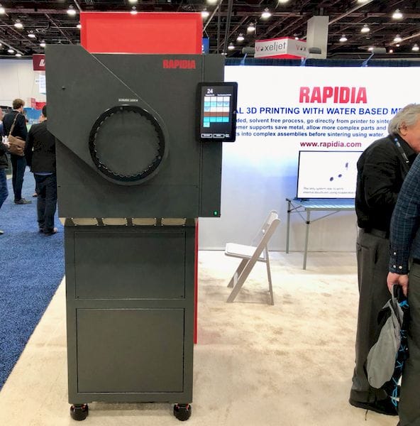  The prototype Rapidia metal 3D printer [Source: Fabbaloo] 