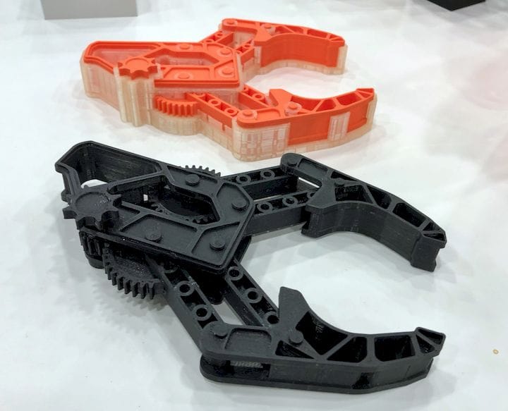  A 3D printed gripper made by the MakerBot Method [Source: Fabbaloo] 