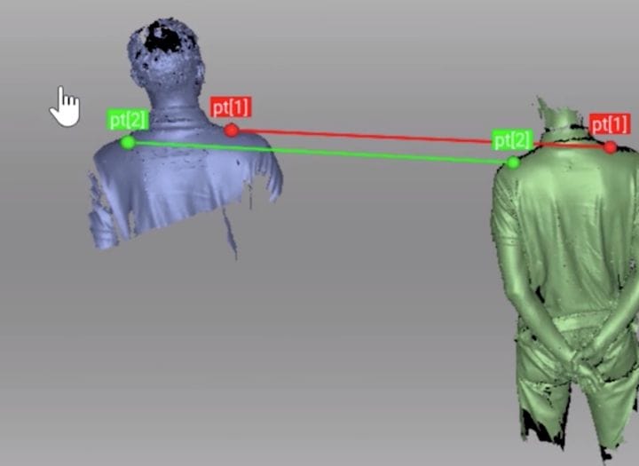  Artec Studio 14 can join two 3D scans together very easily [Source: Artec 3D] 