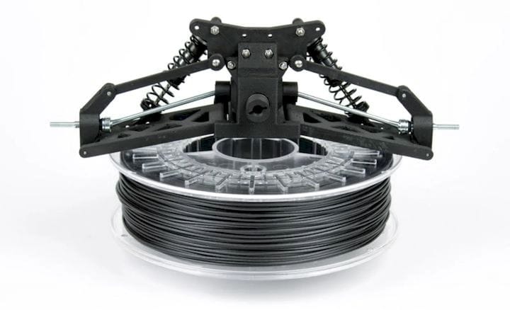  ColorFabb Carbon Fiber XT-CF20 3D-printing filament. (Image courtesy of ColorFabb.) 