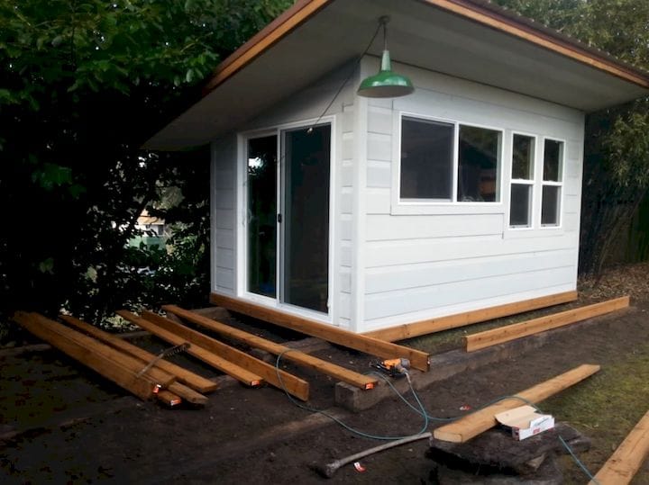  Building a DIY backyard workshop [Source: SolidSmack] 