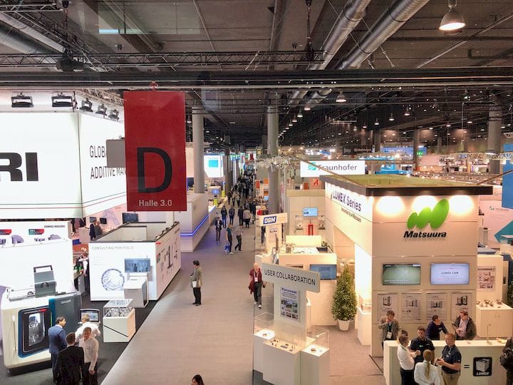  A view of a small part of the Formnext 3D print tradeshow [Source: Fabbaloo] 