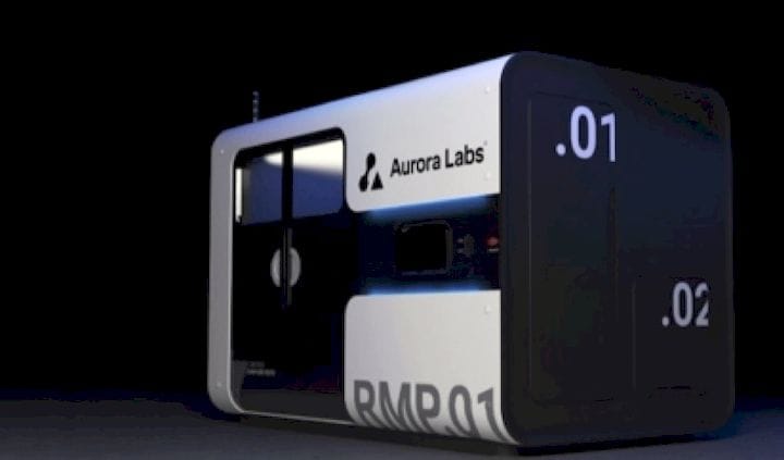  The all-new RMP1 Beta metal 3D printer [Source: Aurora Labs] 