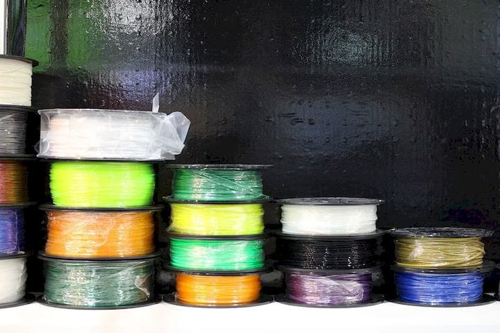  Spools of PLA filament for 3D printing [Source: ENGINEERING.com] 