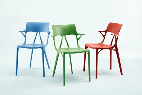  Generatively designed chairs [Source: Autodesk] 