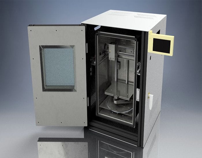  A build-your-own high-temperature 3D printer? [Source: igus GmbH] 