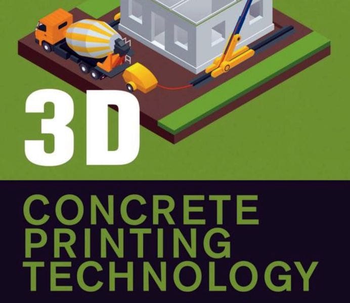  3D Concrete Printing Technology [Source: Amazon] 