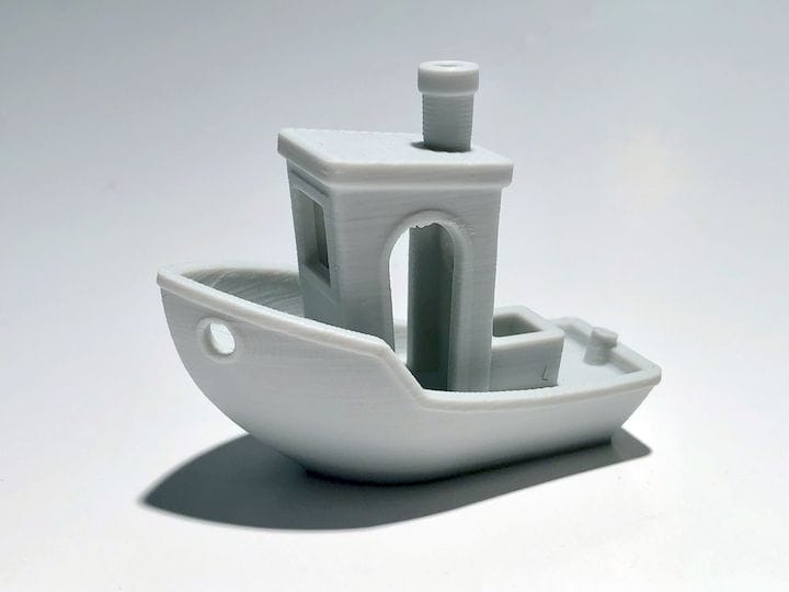  A reasonably well-printed #3DBenchy [Source: Fabbaloo] 