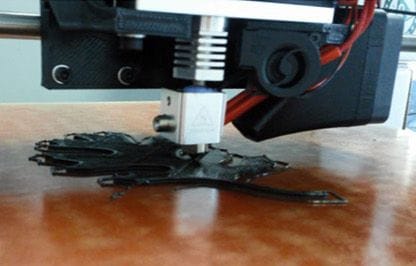  3D printing a lignin-based filament material [Source: ORNL] 