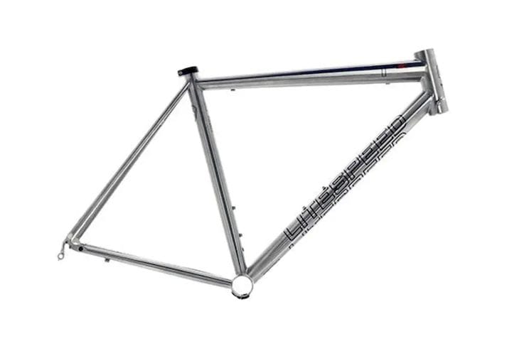  The $4,000 Litespeed T1SL frame is made of 6Al/4V titanium alloy. The small size frame weighs 995 grams. (Image courtesy of Litespeed.) 