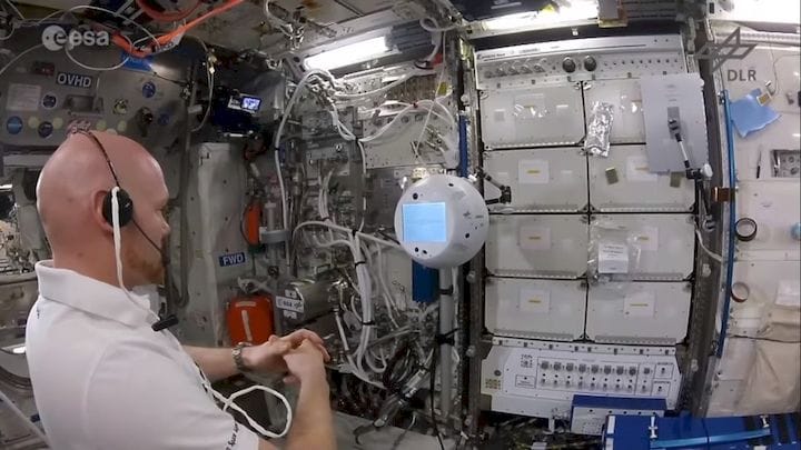  Using Cimon, a 3D printed robot on the International Space Station [Source: SolidSmack] 