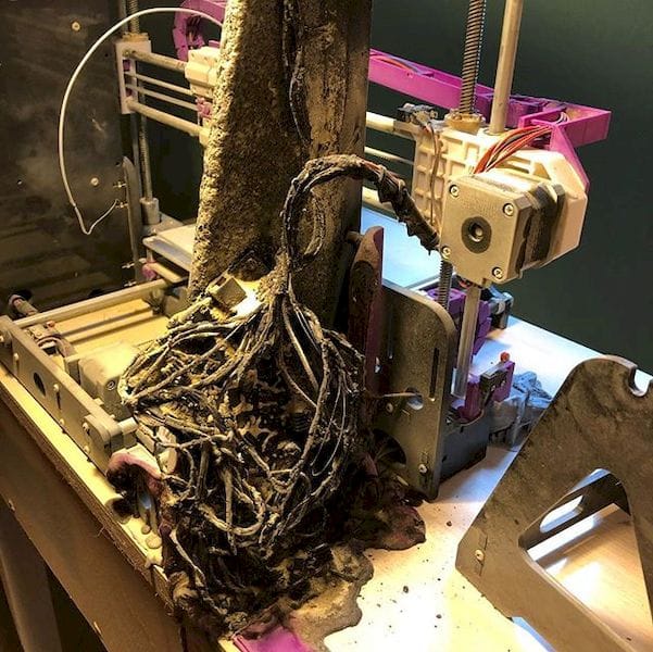 A severely burned Anet A8, again [Source: Ben Ridgway] 