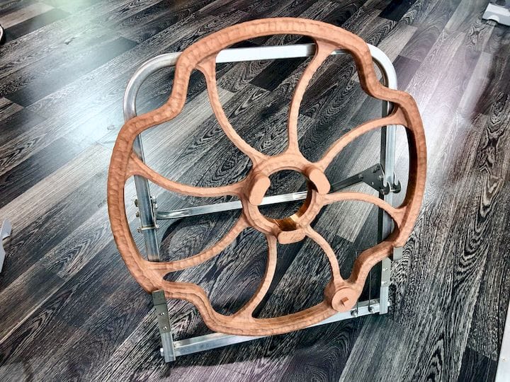 A large copper wheel 3D printed in only six hours by SPEE3D [Source: Fabbaloo] 