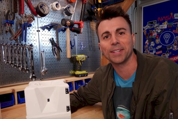  Mark Rober and the 3D printed glitter bomb [Source: YouTube] 