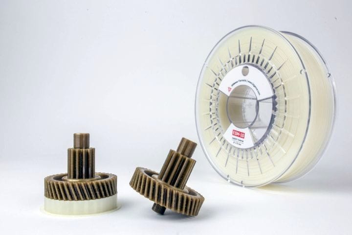  A spool of 3DGence’s new ESM-10 high-temperature soluble support material [Source: 3DGence] 