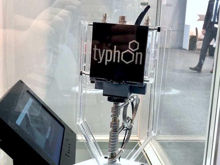  The Typhoon extrusion system from Dyze Design [Source: Fabbaloo] 