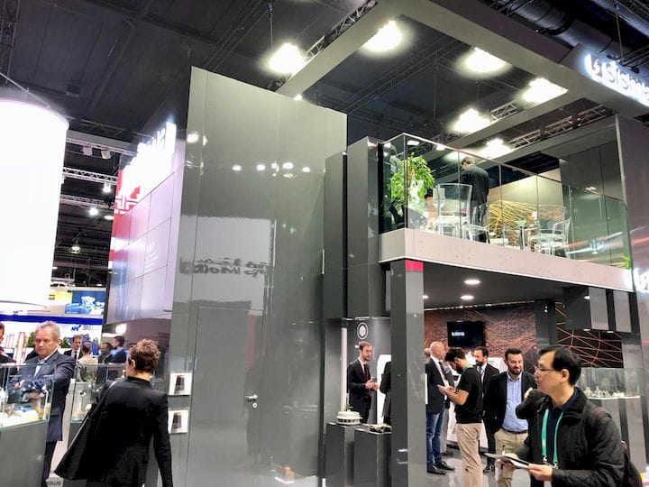  A very flashy exhibition stand at formnext 2018 adjacent to Prusa’s modest booth [Source: Fabbaloo] 