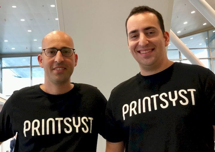  Itamar and Eitan Yona, the brothers behind PrintSYSt [Source: Fabbaloo] 