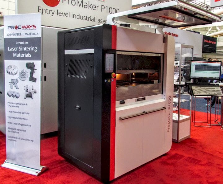  One of Prodways Group’s many industrial 3D printers [Source: Fabbaloo] 