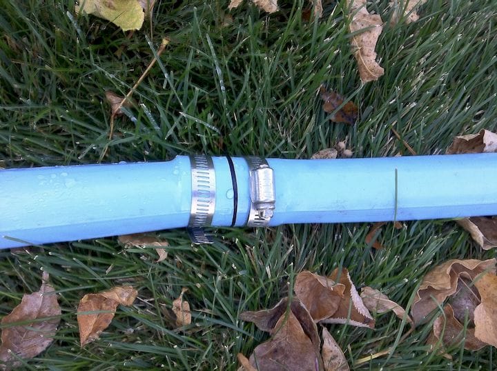  A hose quickly repaired by 3D printing a connector tube [Source: Fabbaloo] 