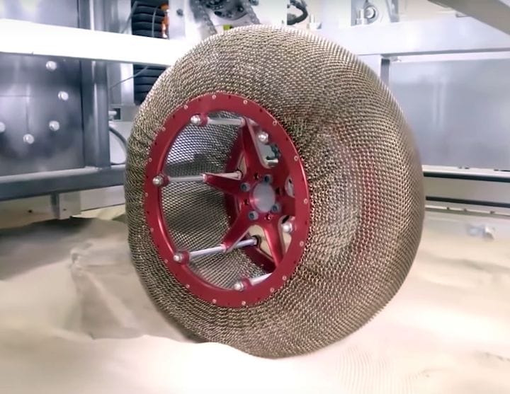  NASA developed a reusable wheel using shape memory alloys [Source: Interesting Engineering] 