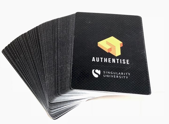  Authentise’s 3D printing card deck [Source: Fabbaloo] 