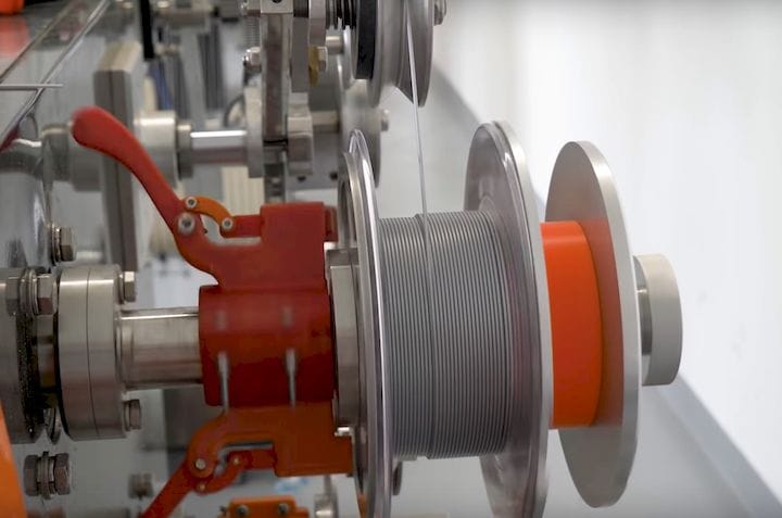  A robotic winding system ensures tidy spools [Source: Prusa Research] 