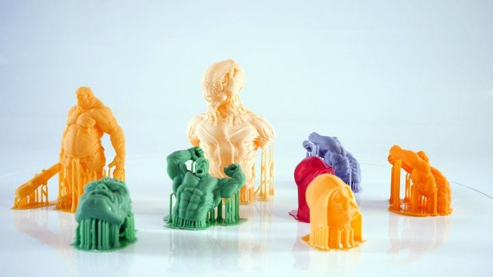  Sample prints from the new Prusa SL1 look pretty good [Source: Prusa] 