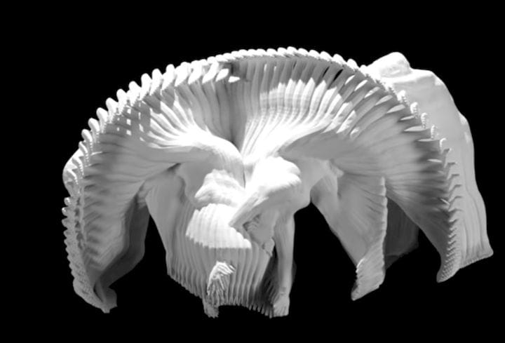  A 3D printed motion sculpture [Source: MIT] 