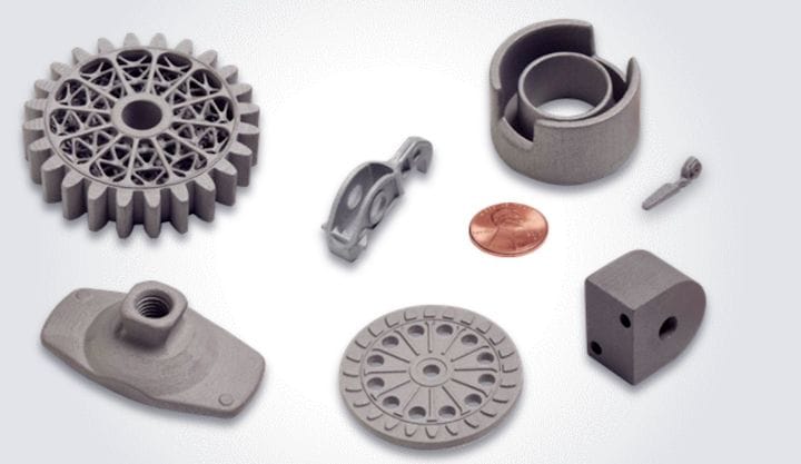  Good quality 3D metal prints from the HP Metal Jet process [Source: HP] 