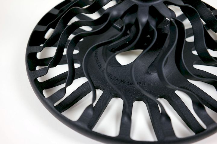  Detail of the base section of the 3D printed Hychair [Source:Thiele + Wagner] 