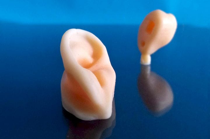  Example silicone 3D prints [Source: SpectroPlast] 
