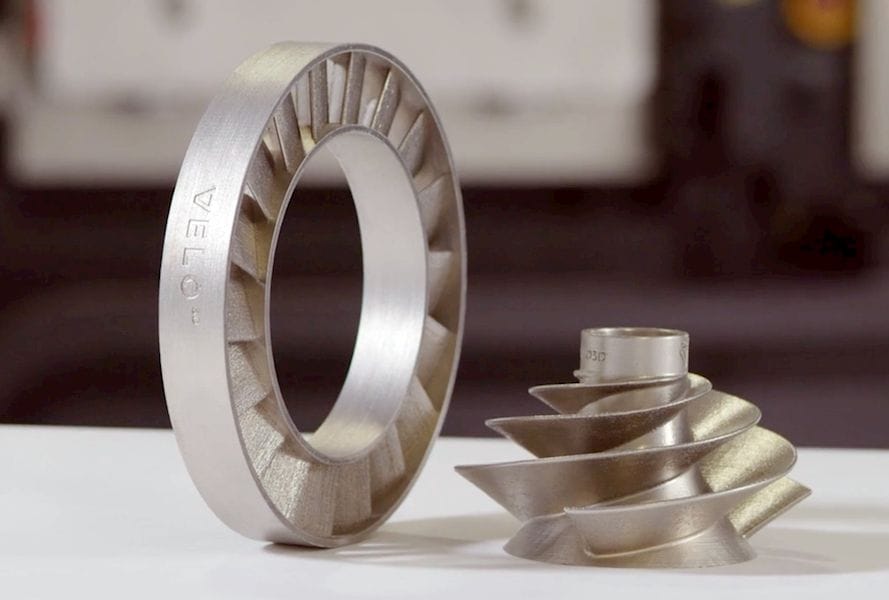  Metal 3D printed parts made without support structures by Velo3D [Source: Velo3D] 