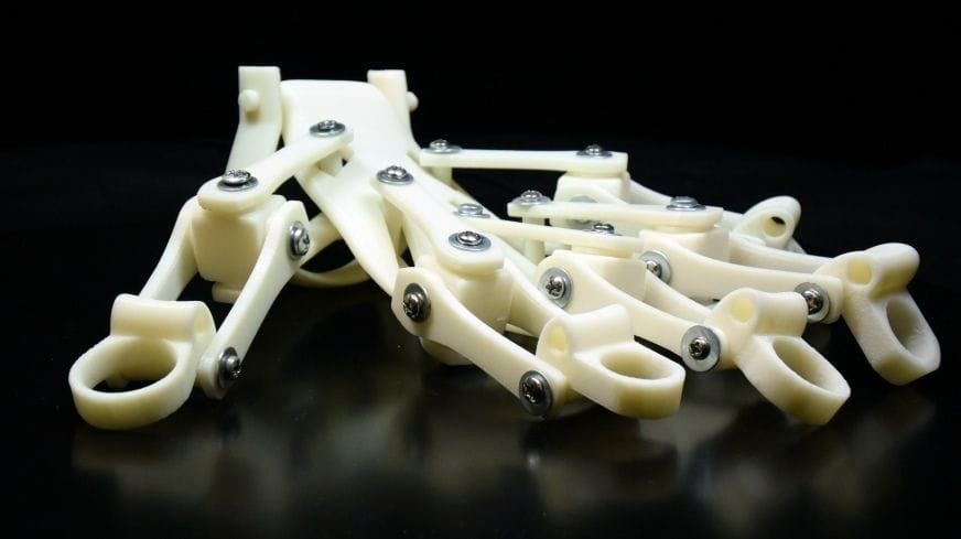 A fun 3D printed exoskeleton hand 