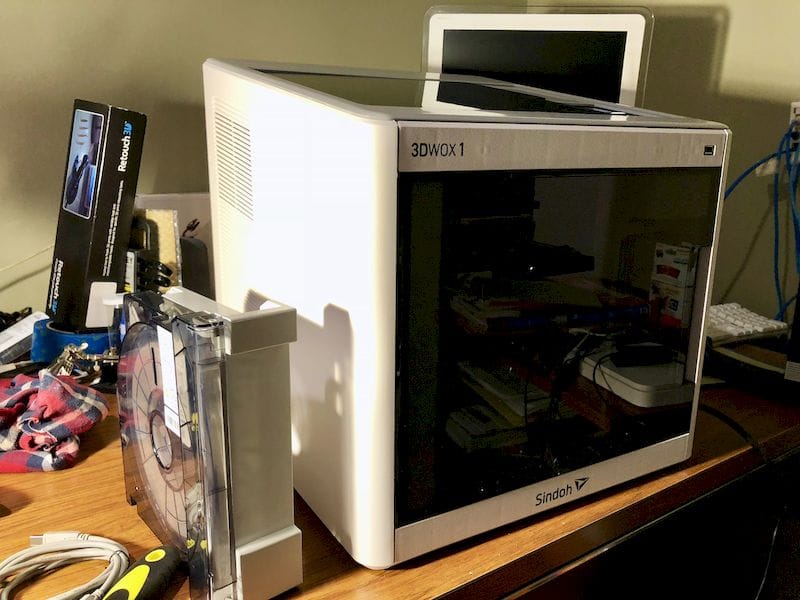  The newly light-colored 3DWOX 1 desktop 3D printer 