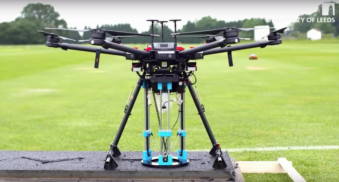  A delta 3D printer strapped to a drone to fill potholes??? 