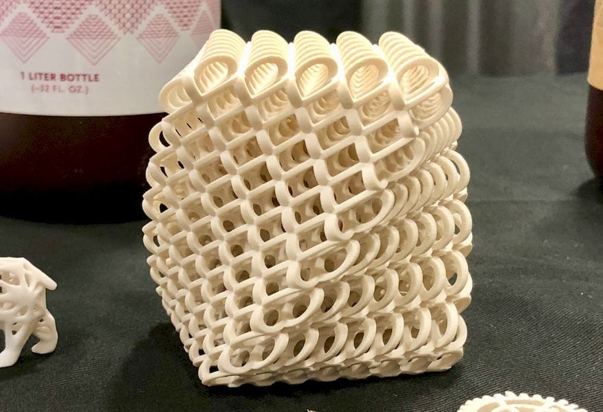  A 3D printed design involving a sparse structure 